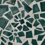 Floor mosaic by Iwona Luka renovation project at Casa de Koras