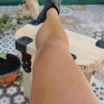 Handcrafted wooden stool by Iwona Luka