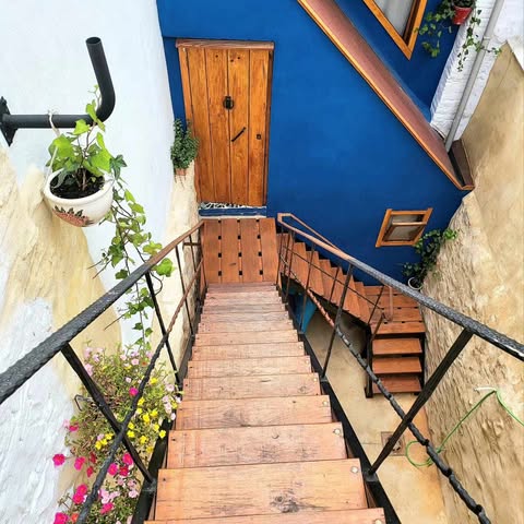 Tarrace staircase in Casa de Koras