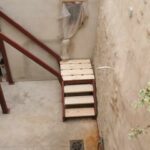 Metal staircase project at Casa de Koras