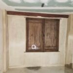 White cement wall reno at Casa de Koras
