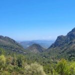 Cullerac local mountain panorama view by Casa de Koras